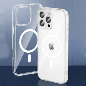 Original Magnetic Transparent Phone Case for Magsafe for iPhone 16 15 14 Plus