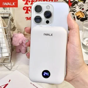 Magnetic Portable Charger 10000mAh: 15W Wireless Power Bank 30W Fast Charging with USB-C Cable for iPhone