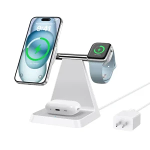 Magnetic Wireless Charger for iPhone -3-in-1 Magnetic Safe Charging Station