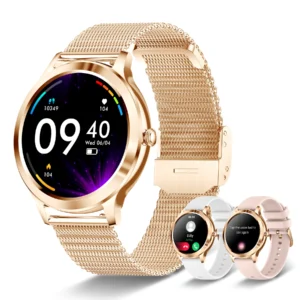 Smart Watch For women - Advanced Fitness Tracker with Wireless Call, Music Time Display