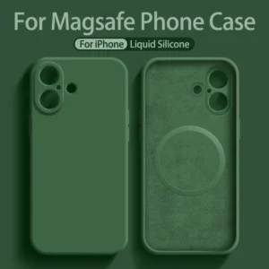 Apple iPhone Case 16 15 Pro Max Liquid Silicone Magnetic