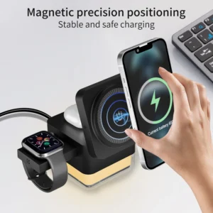 3in1 Magnetic Wireless Quick Charger Adapter Usb-c For iPhone 16 15 14 Pro Max