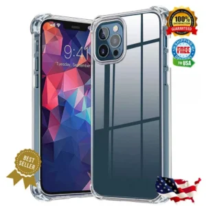 Apple iPhone 14 13 12 11 Pro Clear Case 3HRating Scratch Resistant Cover