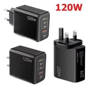 120W Multi Ports USB Quick Charger Charger Type C