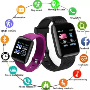 116plus Smart Watch For Men Women Gift 1.3 inch Screen Sports Fitness Watches