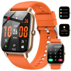 1.85" Smartwatch for IP68 Waterproof, 110+ Sport Modes, Fitness Activity Tracker, Heart Rate Sleep Monitor.