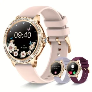 Women for Android and for iPhone Full Touch Screen Watch 100+ Sports Mode Fitness Tracker Watch